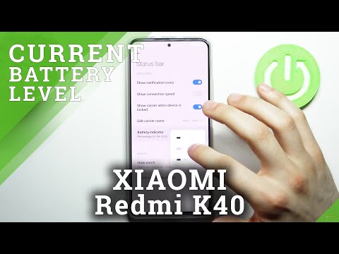 How to Enable Battery Percentage in XIAOMI Redmi K40 – Show Battery Level