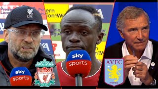 Liverpool vs Aston Villa 2-0 Champion's comeback Sadio Mane On Fire Klopp Reaction & Analysis