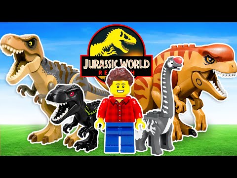 All Jurassic World Rebirth Dinosaurs Recreated in LEGO | ROBO Bricks