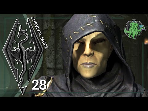 The Caller & the Stolen Books - Skyrim Survival - Part 28 - Argonian Mage