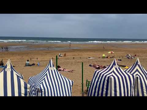 Tiempo de hoy al mediodia en la playa de Zarautz 6-7-2023