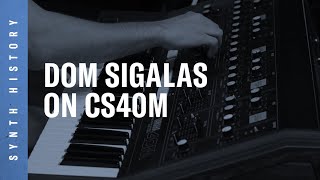Video thumbnail for Yamaha Synth Space History | CS40M | Dom Sigalas by Yamaha Synths Official