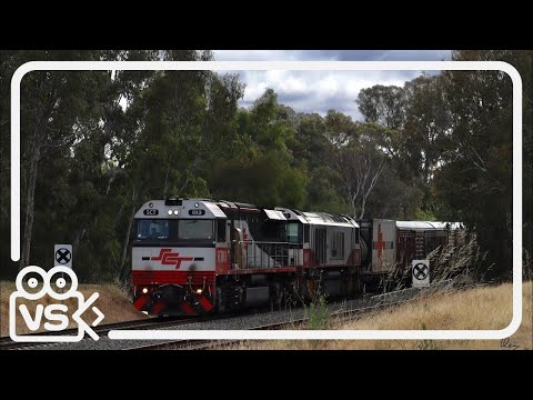 SCT 5BM9 Crawls Through Barnawartha | Vic Spotters