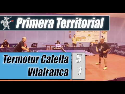 Termotur Calella - Vilafranca 5-1 | Primera Territorial | Club Tennis Taula Calella