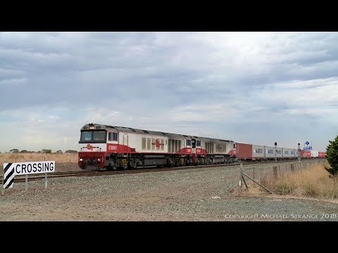 7922V SCT/SBR Wimmera Container Line (Dooen / Horsham) - PoathTV Australian Trains & Railways