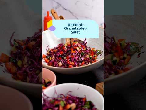 Leckerwissen: Rotkohl Granatapfel Salat 🥗