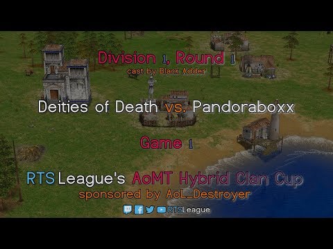 AoMT Hybrid CC, R1 - DoD vs. PXx, Game 1 - Age of Mythology: The Titans Hybrid Clan Cup