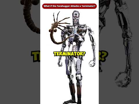 What If the Facehugger Attacks a Terminator? #Short #Viral