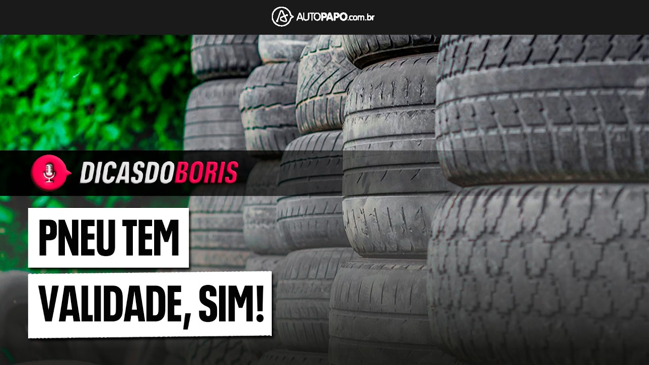 VALIDADE DO PNEU VAI ALÉM DA PROFUNDIDADE DOS SULCOS DA BANDA DE RODAGEM