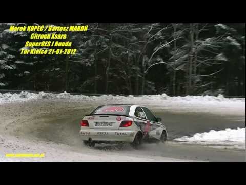 Marek KOPEĆ / Bartosz MAROŃ Citroen Xsara - SuperOES I Runda Tor Kielce 21-01-2012