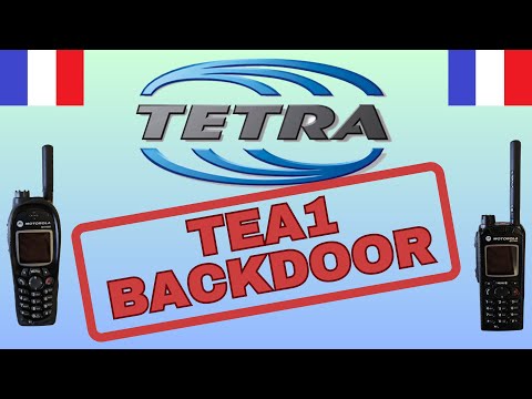 🇫🇷 TETRA - La vulnérabilité du TEA1 expliquée