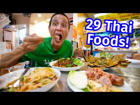 Huge Thai Food Tour!! 🌶️ SPICY STREET FOOD + Boat Noodles!! | Best Thai Food in Los Angeles!!
