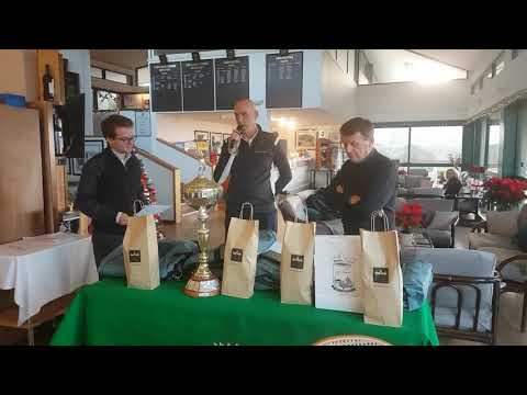 Premiazione gara 2ª SPONSOR INVITATIONAL GOLF CUP by ENEGAN - G.C.Punta Ala 22.12.2019