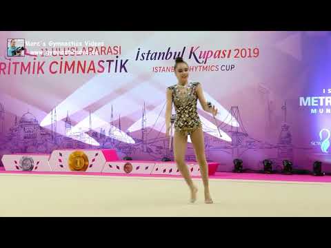 Sahra Solakoglu (TUR) - Junior 2005  01 - Istanbul Ryhtmic Cup 2019