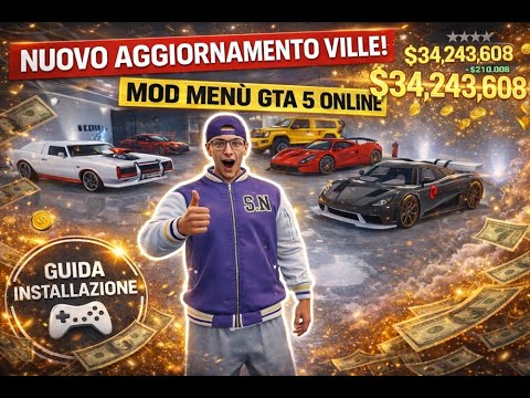 HOW TO INSTALL MOD MENU ON GTA 5 ONLINE PC NEW VILLE UPDATE (MONEY METHOD)!