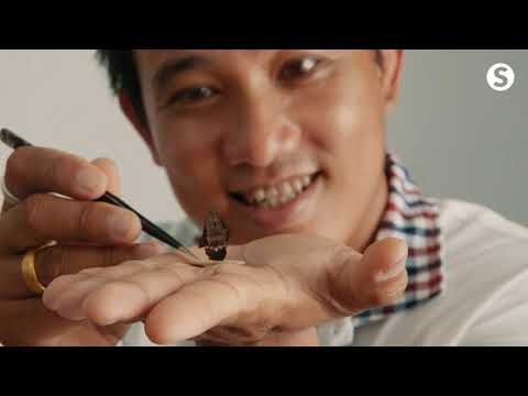 minature sculpture from scrap metal by saigoneer