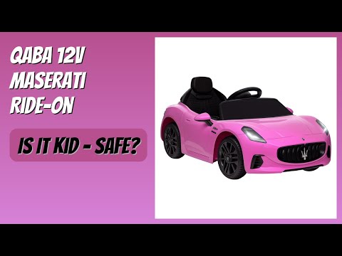 REVIEW (2026): Qaba 12V Maserati Ride-On. Features
