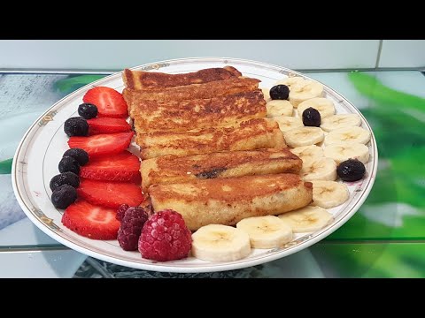 Chocolate French Toast Roll | Strawberry & Banana Toast Roll By Cook With Fazila