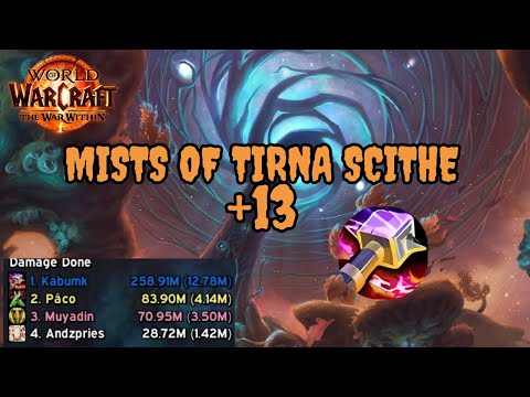 Enhancement Shaman | +13 Mists of Tirna Scithe | the War Within | M+ S1