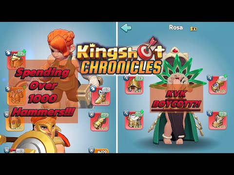 🔥 KVK Boycott?! 😳 My MOST Controversial Spend EVER 💀💥 Over 1000 Forgehammers! #kingshotgames #kvk