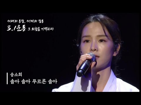 [TV] 190301 TV조선 그 외침을 기억하다 송소희 - 솔아 솔아 푸르른 솔아 (저화질)