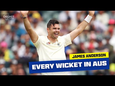 Every James Anderson Test wicket on Australian soil