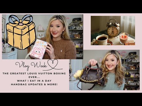 VLOG: LOUIS VUITTON NEW UNBOXING, SPEND THE WEEK WITH ME, BAGS I WOULD BUY WITH UNLIMITED MONEY 🥳😍