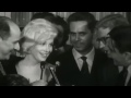 Marilyn Monroe receives the David di Donatello Award in 1959