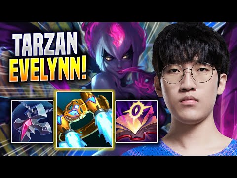 TARZAN IS A GOD WITH EVELYNN! - LNG Tarzan Plays Evelynn JUNGLE vs Vi! | Season 2023