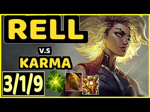 CORE JJ (RELL) vs KARMA - 3/1/9 KDA BOTTOM SUPPORT GAMEPLAY - NA Ranked GRANDMASTER