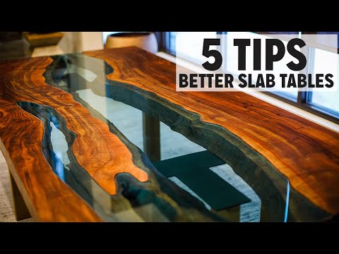 5 Tips For Better Live Edge Tables Video