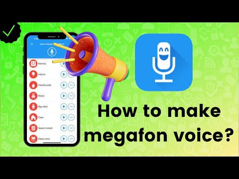 How to make megafon voice in Voice Changer with Effects?