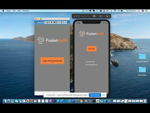 React Native integration with OAuth including user data