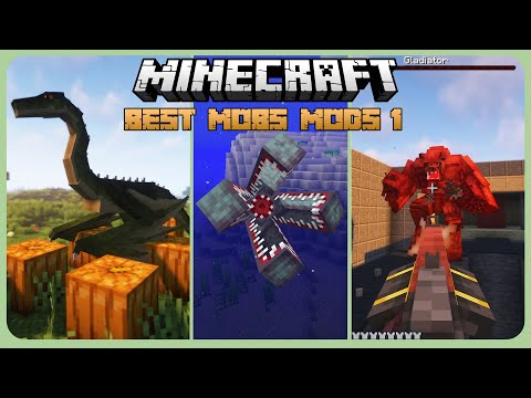 12 Awesome New Minecraft MOBS MODS for 1.19 - 1.19.4 | Best Minecraft Mods Forge & Fabric 1.20 mods