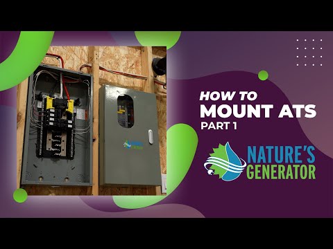 How to Install the Nature’s Generator ATS – Part 1: Mounting the Unit