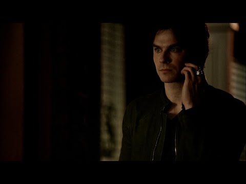 TVD 5x19 - Damon leaves Enzo a message asking him to not hurt Elena. "Leave her alone" | Delena HD