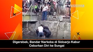 Digerebek, Bandar Narkoba di Sidoarjo Kabur Ceburkan Diri ke Sungai