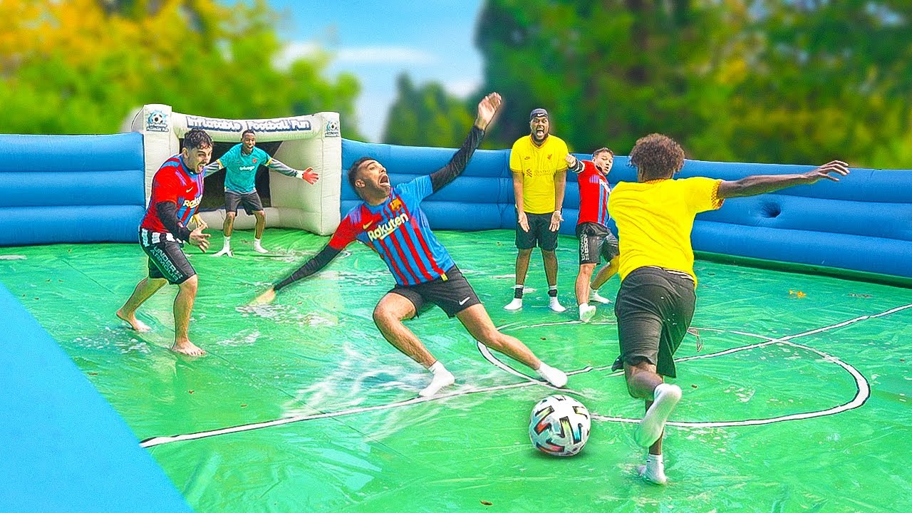 Watch video BETA SQUAD FOOTBALL SLIP N SLIDE CHALLENGE Now BETA SQUAD FOOTBALL SLIP N SLIDE CHALLENGE