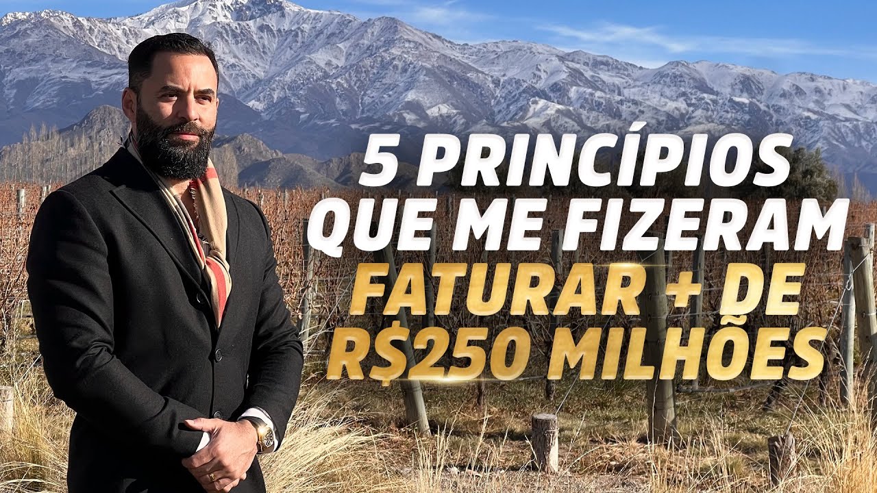 5 PRINCÍPIOS PARA QUEM DESEJA ENRIQUECER  | Wendell Carvalho