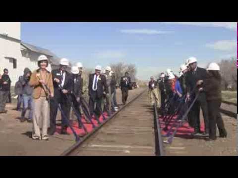 RTD North Metro Rail Line Groundbreaking / Spike Pull
