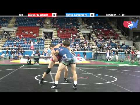 Fargo 2012 138 Round 2: Walker Marshall (Iowa) vs. Abbas Tamaradze (Massachusetts)