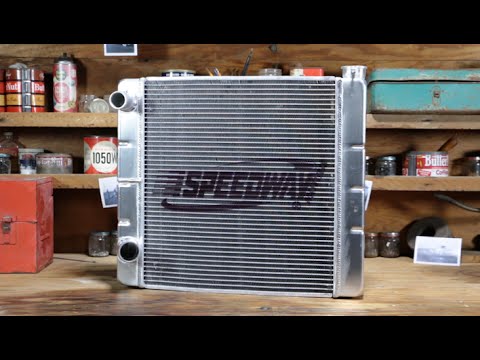 Speedway Ford/Mopar Double Pass Aluminum Radiator