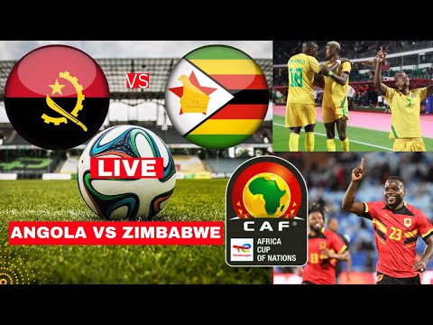 Angola vs Zimbabwe 1-1 Live Africa Cup of Nations AFCON 2025 Football Match Score Highlights CAF