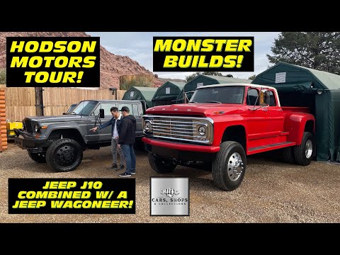 A Jeep J10 Mashed With A Wagoneer! Hodson Motors Biggest Builds!