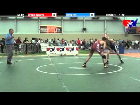 Drake Swarm vs. Chris Fox at 2013 ASICS University Nationals - FS
