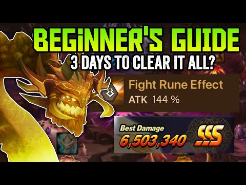 SSS RIFT in 3 DAYS?! +144% ATK Fight Set Strategy! Beginner's Guide Ep.3 - Summoners War