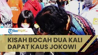 Cerita Keren Bocah 6 Tahun di Sorong, Dua Kali Dapat Kaus dari Presiden Jokowi