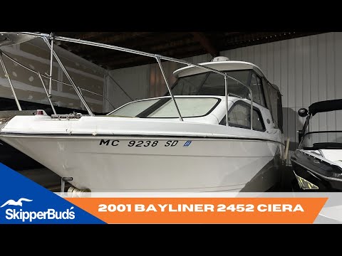 2001 Bayliner 2452 Ciera Boat Tour SkipperBud's
