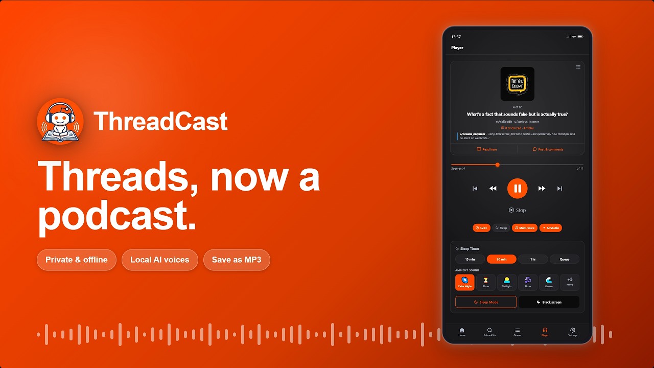 ThreadCast video preview