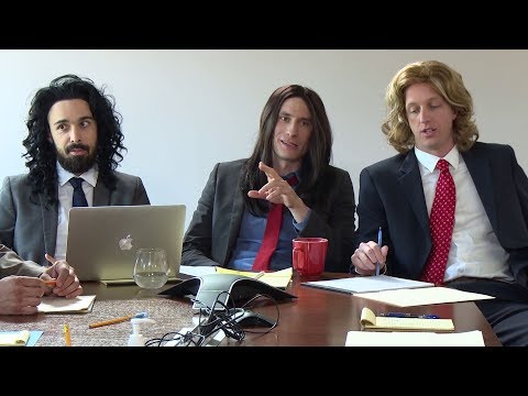 Long Haired Businessmen - All Hands Meeting